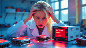 Overheating power electronics IGBT