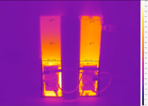 AURORA vs. aluminium heat sink